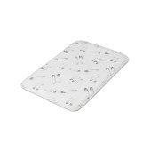 Tapis De Bain Goth Grunge Safety Pins Punk Motif (Angle)