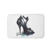 Tapis De Bain Goth Vogue | Brasage Turquoise et talon haute de S (Devant)