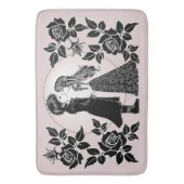 Tapis De Bain Gothique Emo Enfants Kiss Valentine's Day (devant Vertical)