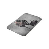 Tapis De Bain Gothique Vogue | Muet Pastel Rose de la mode Stile (Angle)