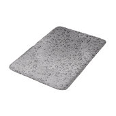 Tapis De Bain gouttelettes d'eau gris (Angle)