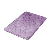 Tapis De Bain gouttelettes d'eau violette (Angle)