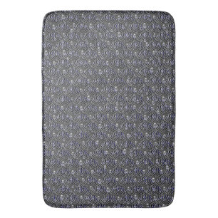 Tapis De Bain Gouttes de pluie sur du métal