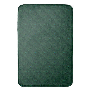 Tapis De Bain Gouttes d'eau sur métal vert