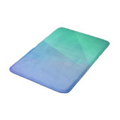 Tapis De Bain Gradation Blue Aqua & Turquoise (Angle)