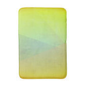 Tapis De Bain Gradation géométrique jaune moderne (Devant (Vertical))