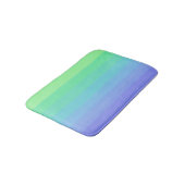 Tapis De Bain Gradient des verts et des bleus clairs (Angle)