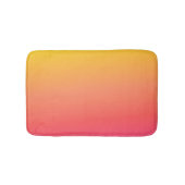 Tapis De Bain Gradient jaune et rose (Devant)
