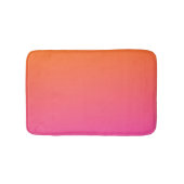 Tapis De Bain Gradient orange et rose (Devant)