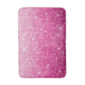 Tapis De Bain Gradient rose brillant (Devant (Vertical))