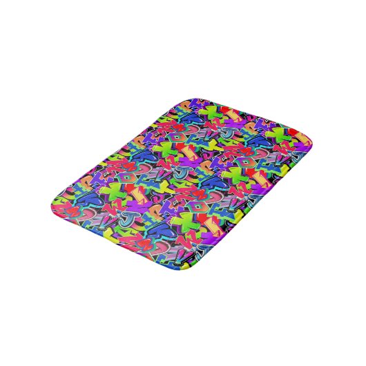 Tapis De Bain Graffiti (Angle)