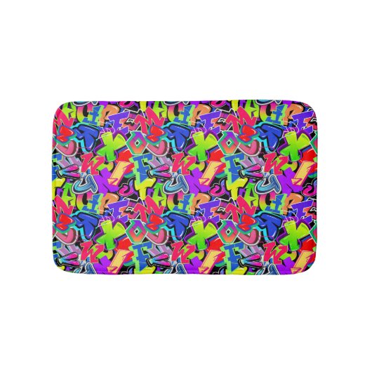 Tapis De Bain Graffiti (Devant)