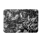 Tapis De Bain Graffiti Collage Abstrait Motif d'impression (Devant)