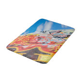 Tapis De Bain graffiti de planète (Angle)