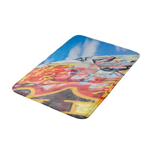 Tapis De Bain graffiti de planète (Angle)