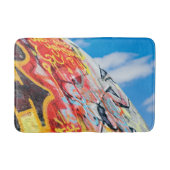 Tapis De Bain graffiti de planète (Devant)