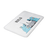 Tapis De Bain Graffiti Skyline de Berlin (Angle)