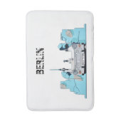 Tapis De Bain Graffiti Skyline de Berlin (Devant (Vertical))