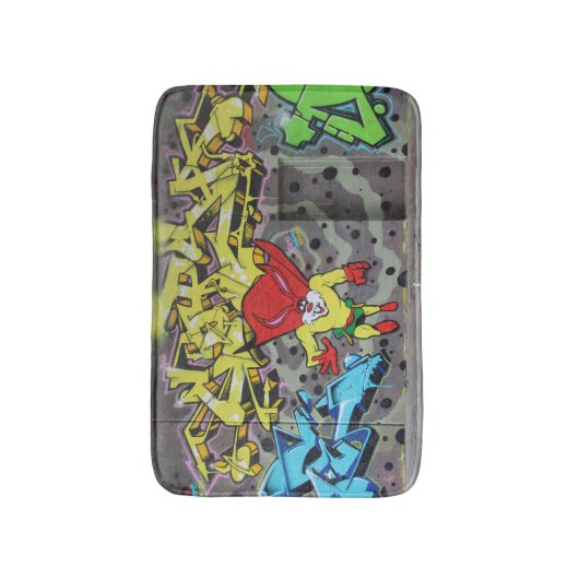 Tapis De Bain Graffiti Superbunny (Devant (Vertical))
