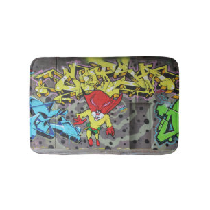Tapis De Bain Graffiti Superbunny