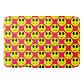 Tapis De Bain Grand Allover jaune, Chaud Pink Lg Mat (Devant)