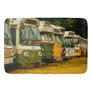 Tapis de bain grand Cimetière d'autobus