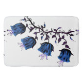 Tapis de bain grand format Fleurs de vigne Blue Ca (Devant)