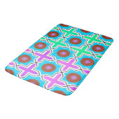Tapis de bain grand format vibrant à motif numériq (Angle)