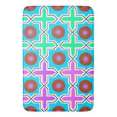 Tapis de bain grand format vibrant à motif numériq (devant Vertical)