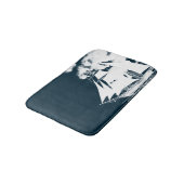 Tapis De Bain Grand navire et nuages Nautiques (Angle)