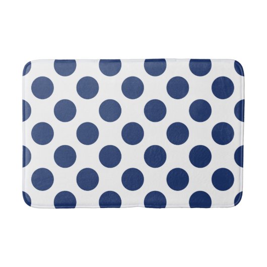 Tapis De Bain Grand pois de marine (Devant)