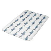 Tapis De Bain Grand requin blanc (Angle)