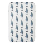 Tapis De Bain Grand requin blanc (devant Vertical)