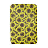 Tapis De Bain Grand Tournesol Jaune Doré (Devant (Vertical))