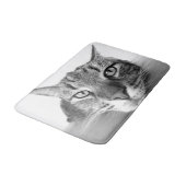 Tapis De Bain Grand visage Chat (Angle)