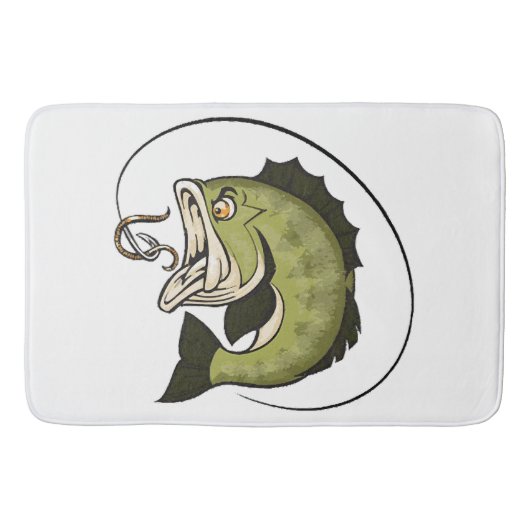 Tapis De Bain Grande bouche de bass (Devant)