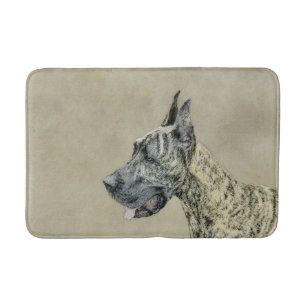 Tapis De Bain Grande Danse (Brindle) Peinture - Art Chien origin