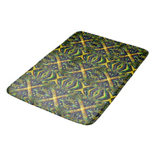 Tapis De Bain Grande natte de bain aux couleurs jamaïcaines