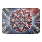 Tapis De Bain Grande natte de bain aux couleurs norvégiennes (Devant)