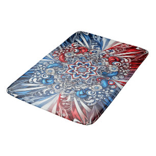 Tapis De Bain Grande natte de bain avec couleurs France