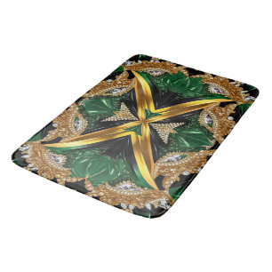 Tapis De Bain Grande natte de bain avec couleurs jamaïcaines