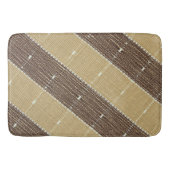 Tapis De Bain Grande surface de bain Brown triée personnalisée (Devant)