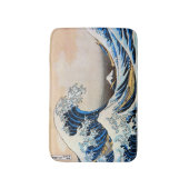 Tapis De Bain Grande vague, Hokusai, Ukiyo-e (Devant (Vertical))