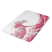 Tapis De Bain Grande vague - natte rose (Angle)