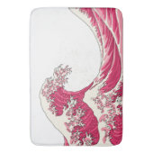 Tapis De Bain Grande vague - natte rose (devant Vertical)