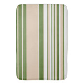 Tapis De Bain Grandes complexes - Blanc, Sable et Vert Palme (devant Vertical)