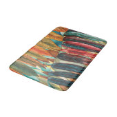 Tapis De Bain grandes feuilles d'automne conceptuelles aux coule (Angle)