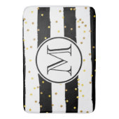 Tapis De Bain Grandes taches noires et blanches (devant Vertical)