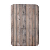 Tapis De Bain Grange Brown pour hommes Bois rustique Faux Lumber (Devant (Vertical))