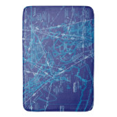 Tapis De Bain Graphique aéronautique (devant Vertical)